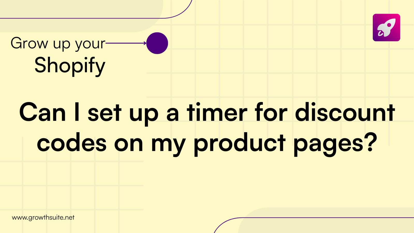 Can I set up a timer for discount codes on my product pages?